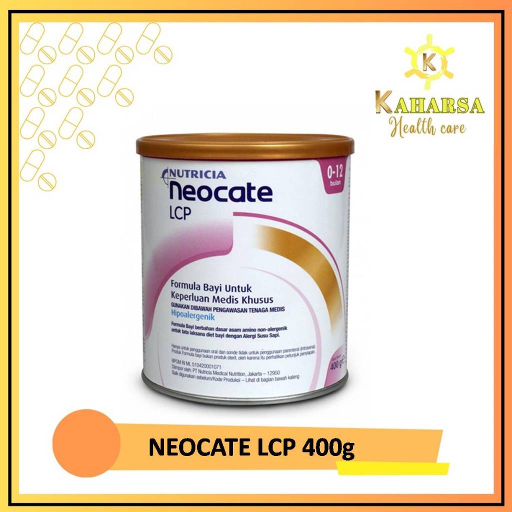 NEOCATE LCP 400 GR NUTRICIA Susu Bubuk Alergi Susu Sapi