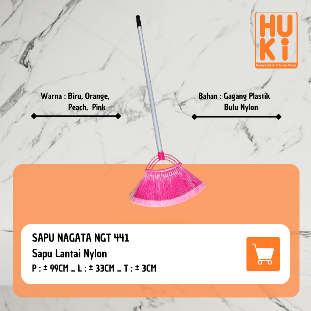 Sapu Lantai Nylon NAGATA NGT-441 ORIGINAL