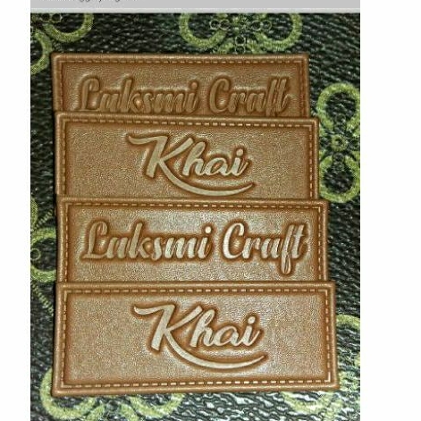 

label kulit embos polos