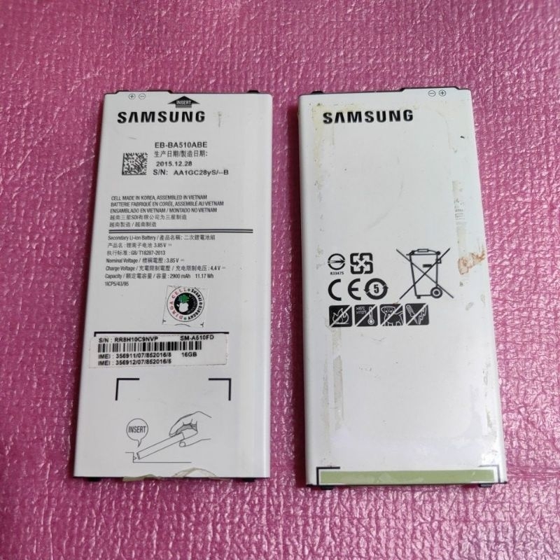 BATRE SMG A510/A5.2016 ORI COPOTAN