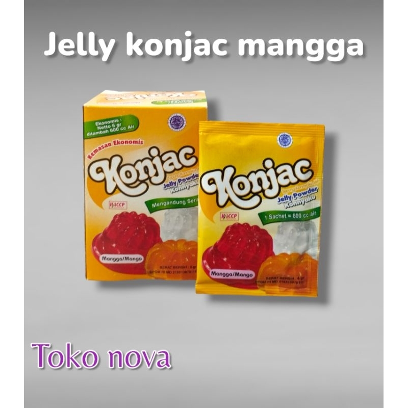 

Jelly konjac 5gr mangga 1box isi 12pcs