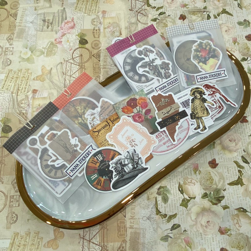 

Premium Waterproof Vintage Stiker Untuk Journal Jurnal Bujo Scrapbook