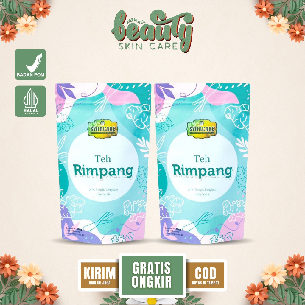 

Syifacare Teh Celup Rimpang Paket 2 Pouch Herbal Pelancar Haid Pelangsing Penurun Berat Badan Promil