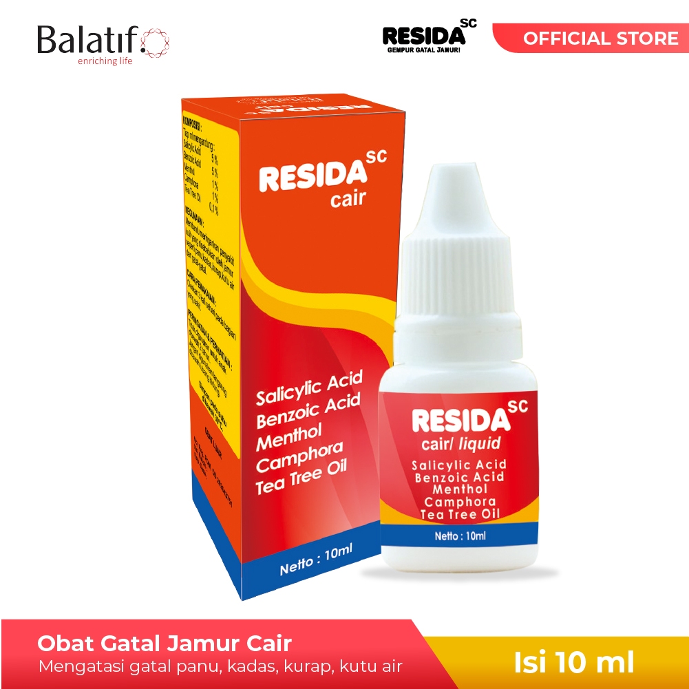 RESIDA SC CAIR Obat Gatal Kulit Obat Panu Obat Kadas Obat Kurap Obat Kutu Air | BALATIF