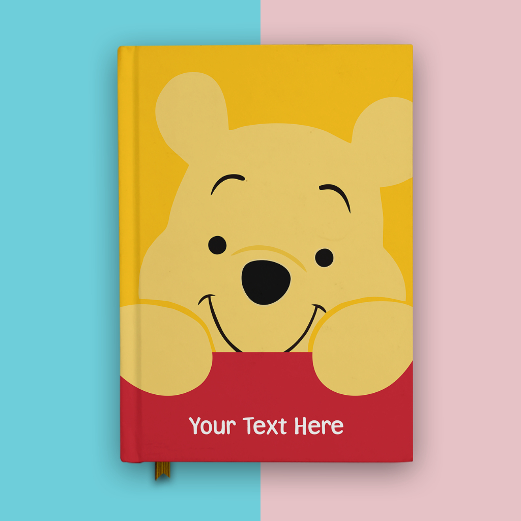 

Buku Catatan Notebook Winnie The Pooh 1 Cartoon Custom Nama Jurnal Diary Notes Hardcover