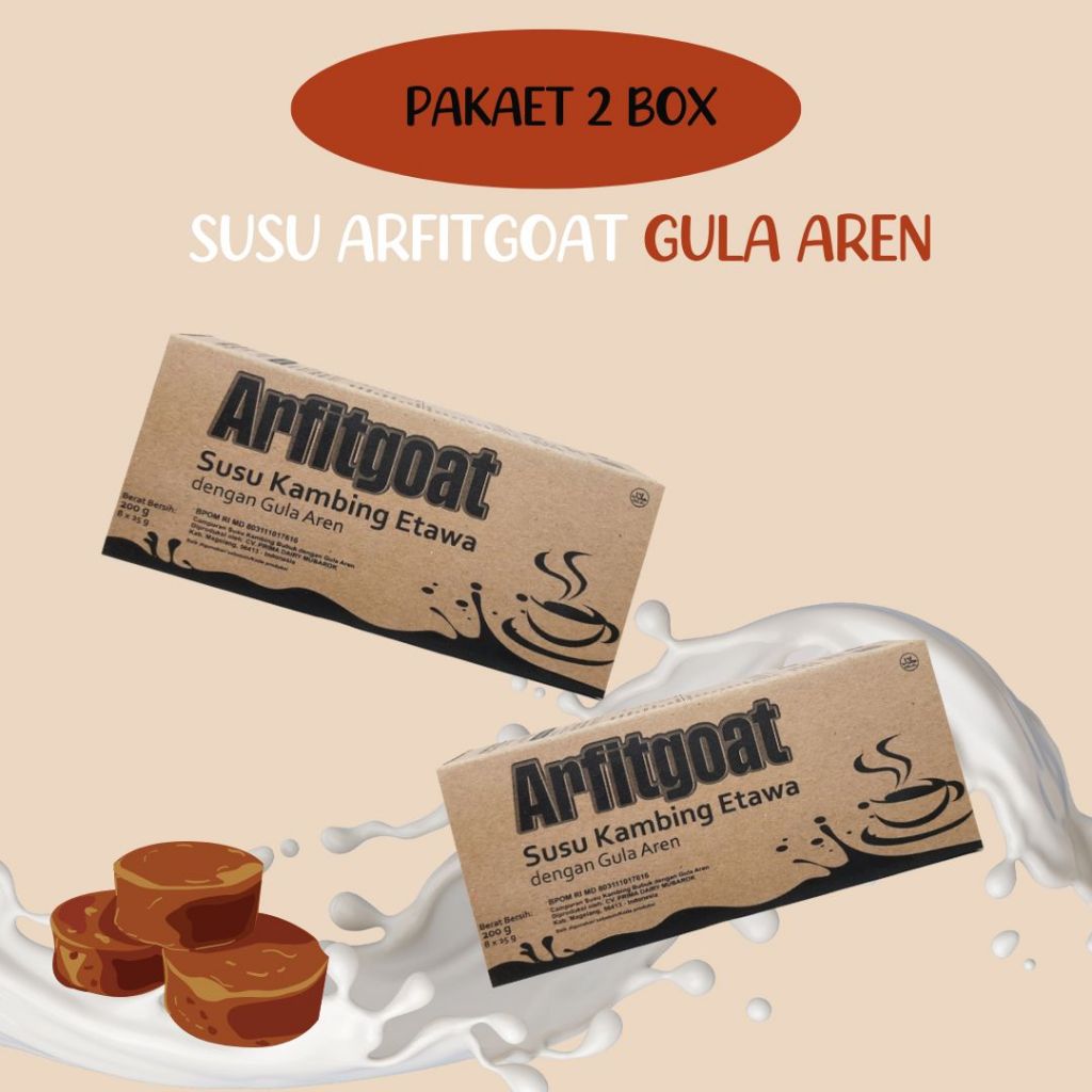 

Paket 2 Box Susu Arfitgoat Gula Aren Atasi Masalah Kesehatan