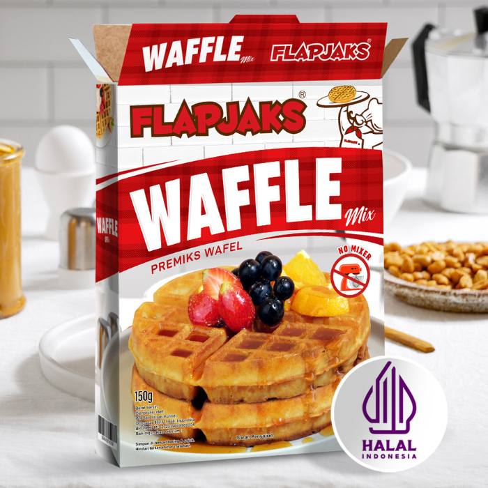 

Flapjaks Waffle Premix - Tepung Mix Waffle 150 GR