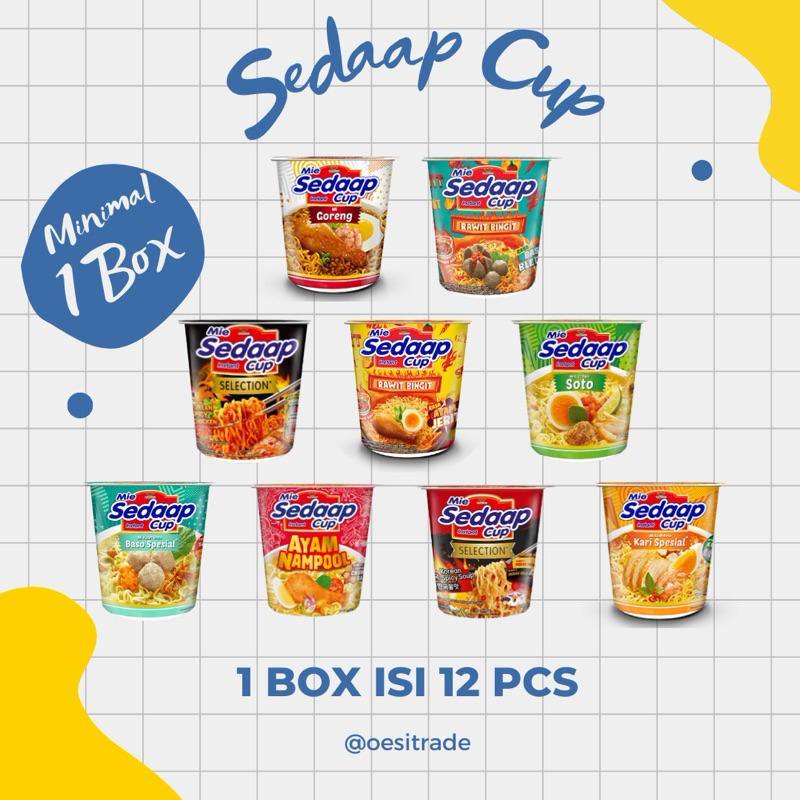 

Sedaap Cup All Varian Khusus Pembelian 1 Box