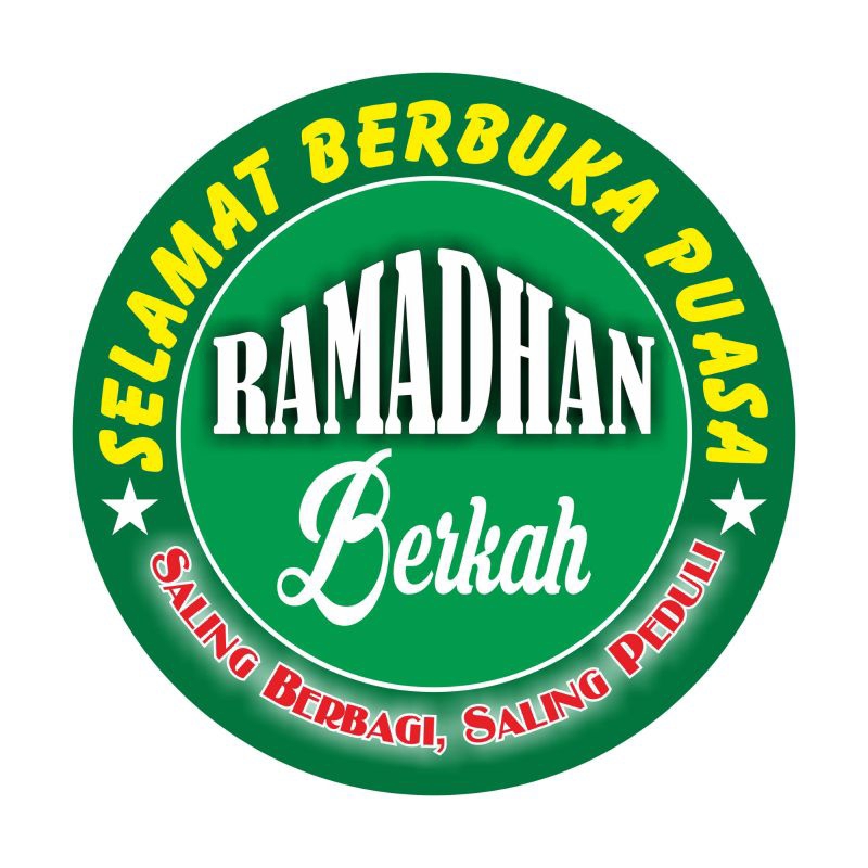 

Stiker Buka Puasa C. Bentuk bulat 5cm. Minimal order 100pcs