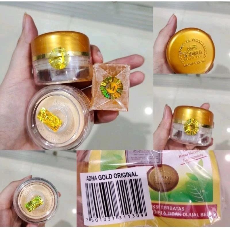 ADHA GOLD HOLO GOLD SUPER TIMBUL|ADHA GOLD EMBOSS ORIGINAL|ADHA PENCERAHAN WAJAH