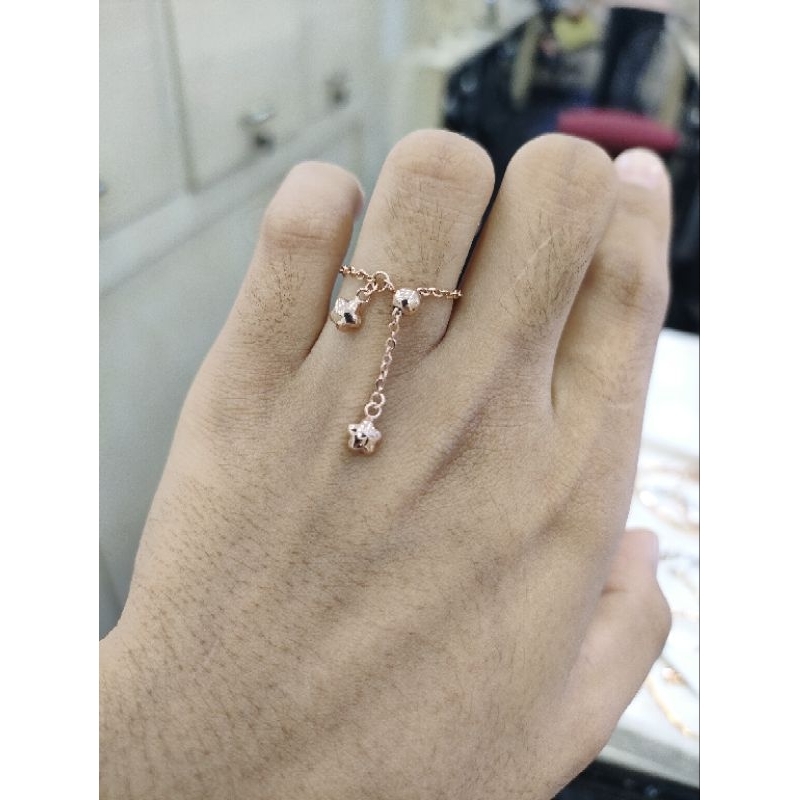 cincin serut emas 750%