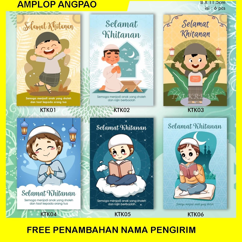 

AMPLOP KHITANAN ANGPAO SELAMAT KHITAN MODEL PENDEK