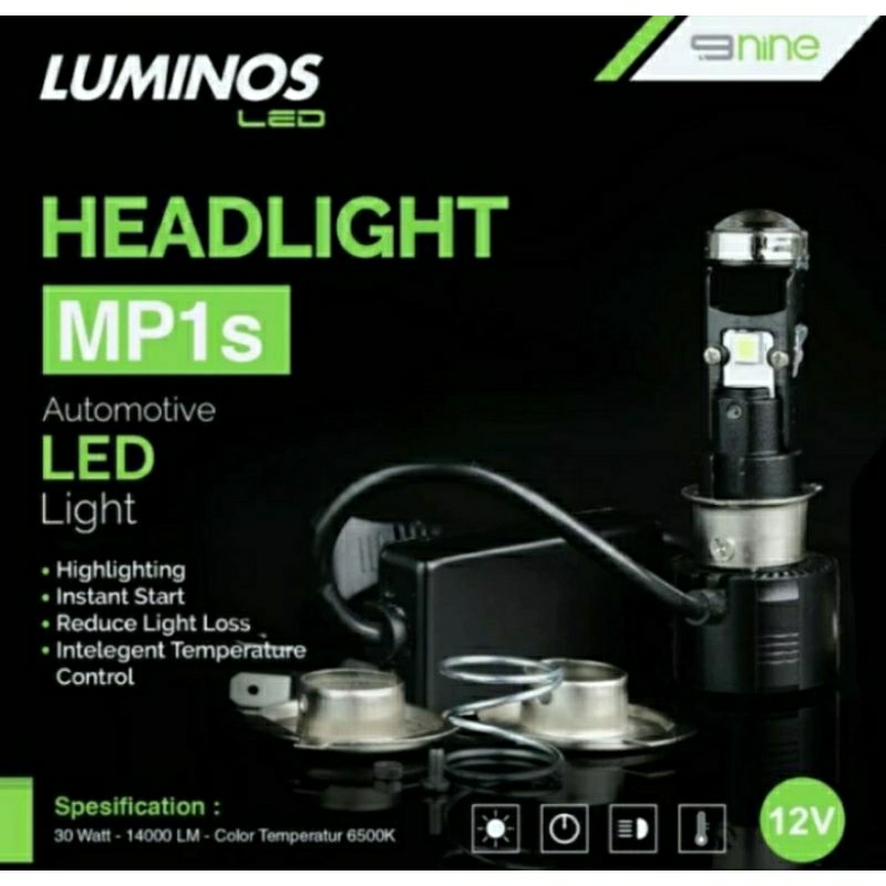 LAMPU LED MINI PROJECTOR MP1S MP1 30W 9NINE LUMINOS