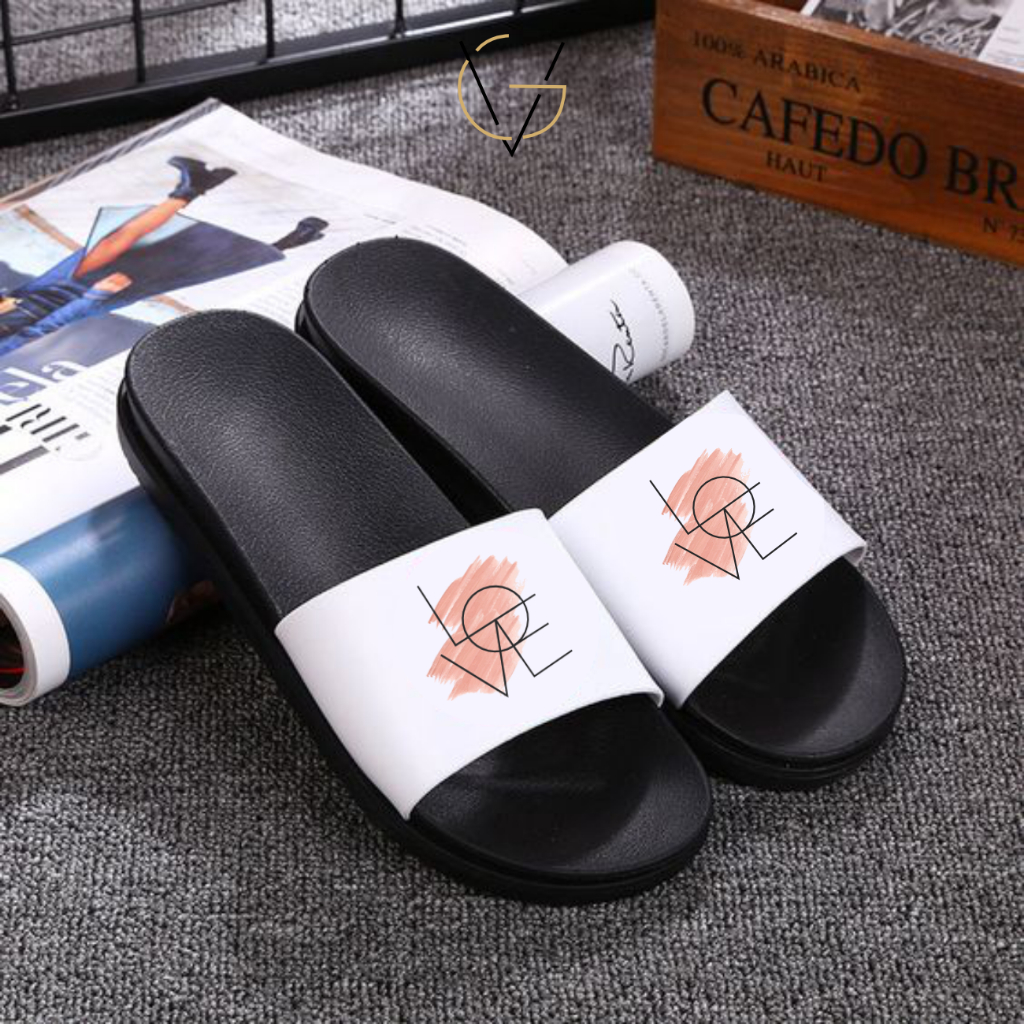 Sandal Selop Wanita Dewasa Sendal Slipper Flip Flop Ringan Sandal Slide Rumahan Flat Bahan Karet Eva