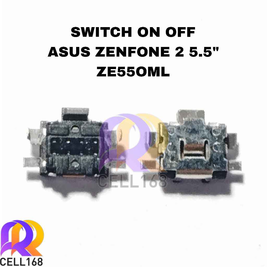 SWITCH TOMBOL ON OFF ASUS ZENFONE 2 5.5 ZE550ML ZE551ML Z00AD SWIT BUTTON KECIL PINS POWER VOLUME