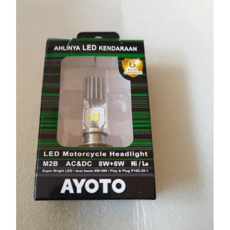 lampu ayoto dus hijau / lampu ayoto / lampu motor / lampu h6 ayoto dus hijau