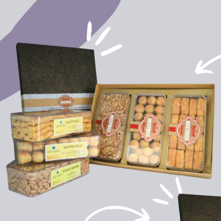 

Kue Kering Hampers Lebaran NGEPROS COOKIES Paket 4