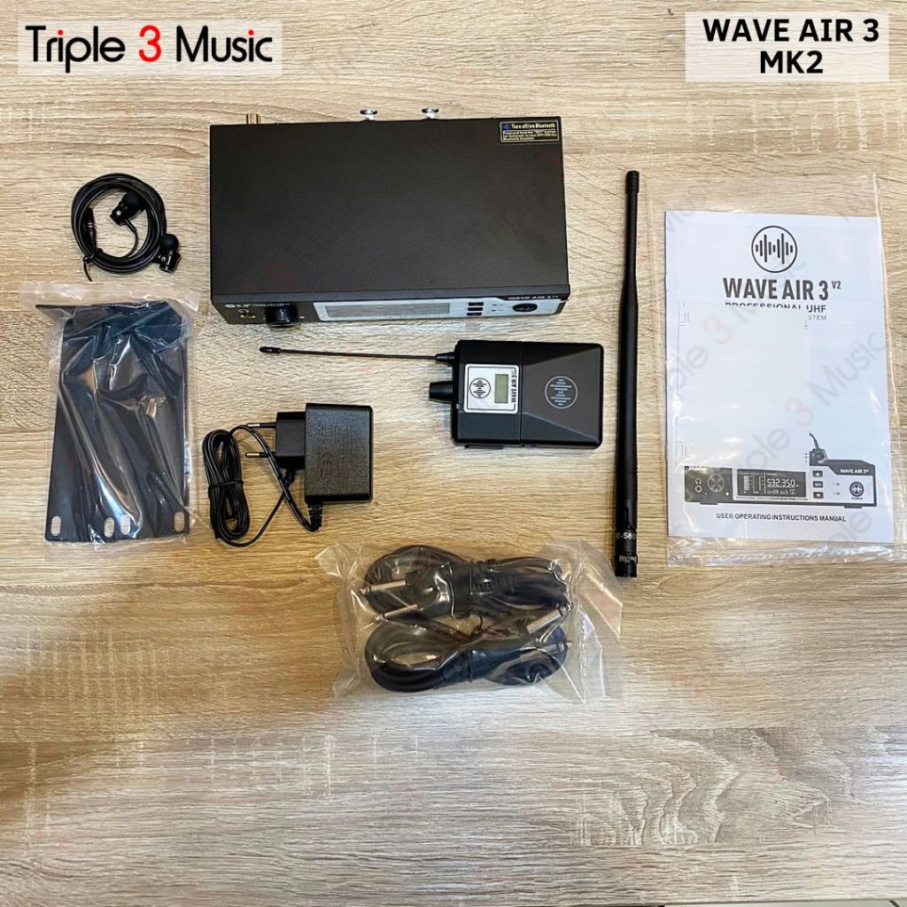 WAVE AIR 3 V2 wireless in ear monitor IEM system panggung wave audio