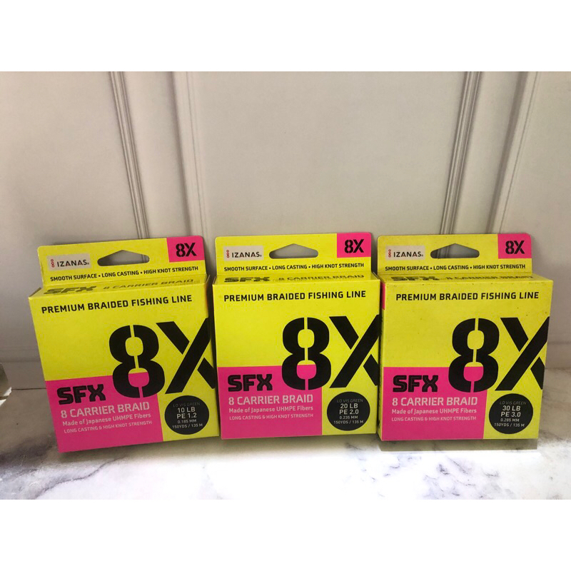 PE SUFIX SFX 8 LO VIS GREEN 135 METER