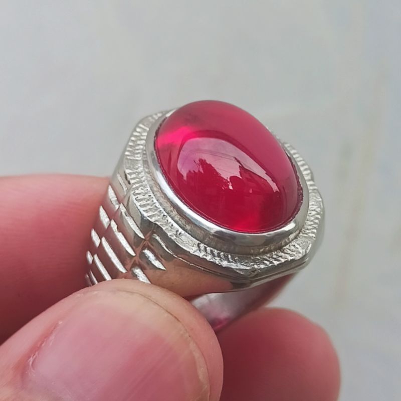 Cincin Batu Merah Delima/Siam Bangkok
