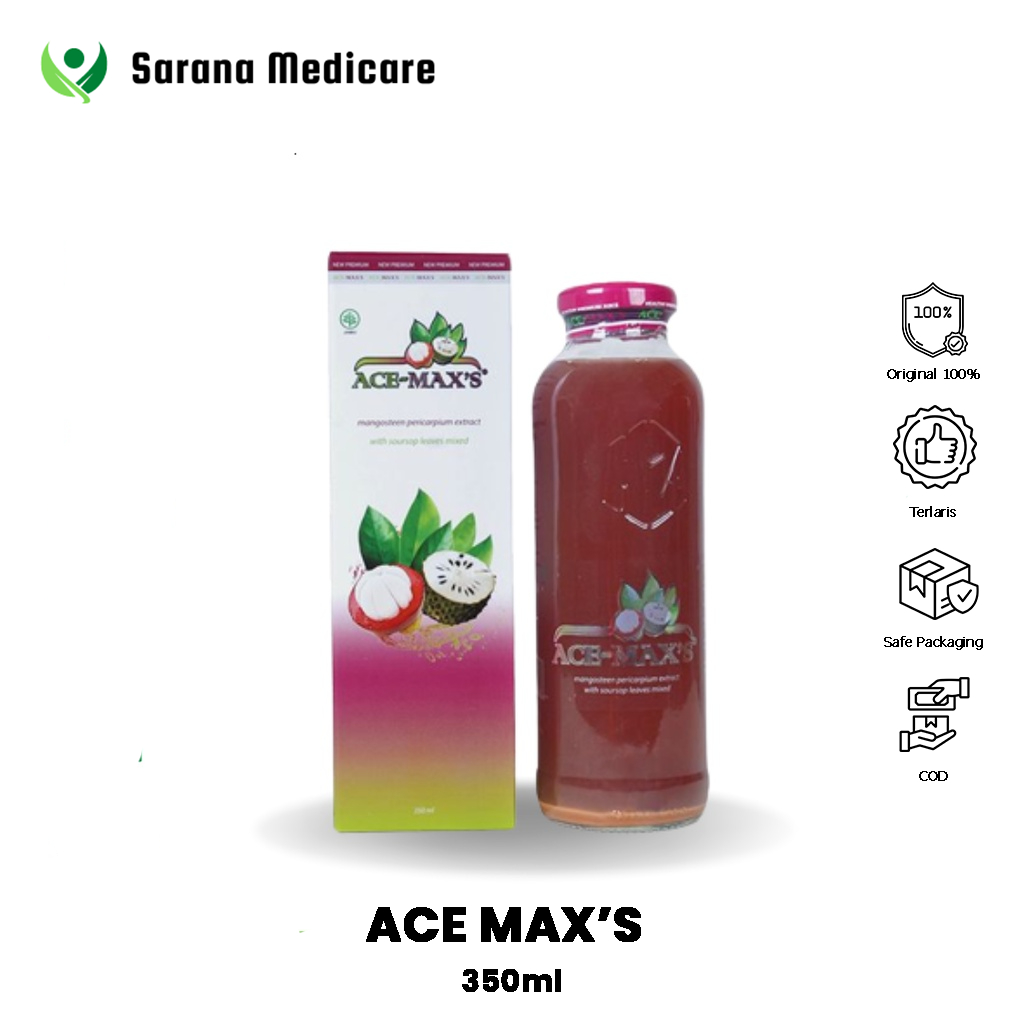 

ACE MAX'S - Jus Ekstrak Kulit Manggis Daun Sirsak 350gr