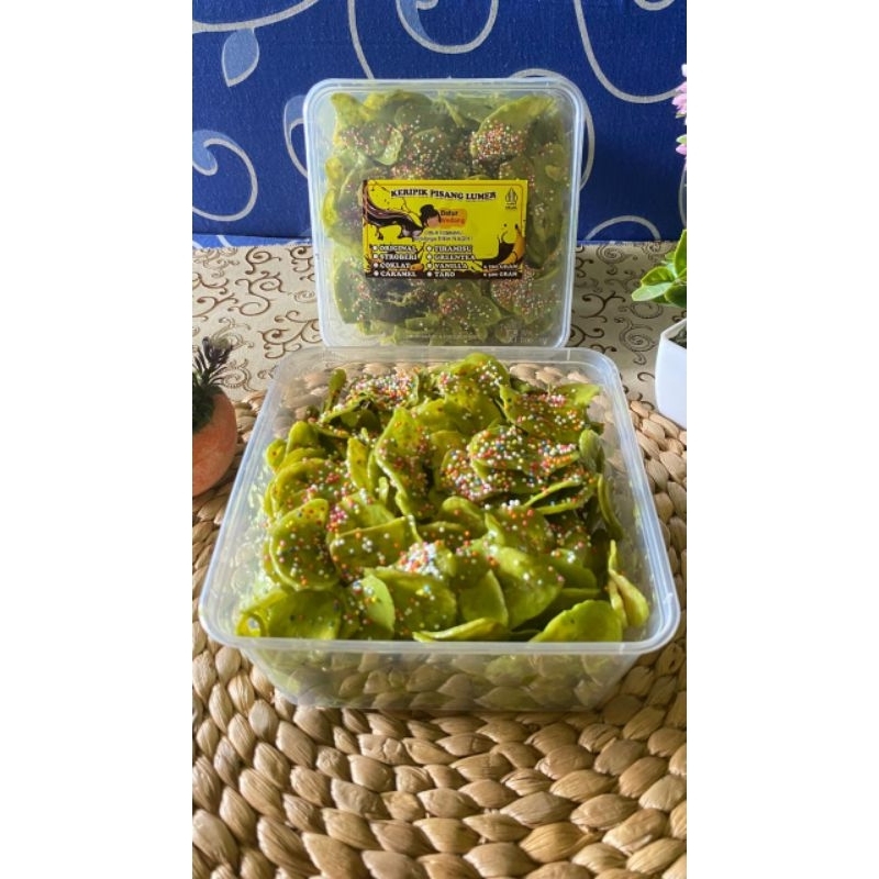 

KRIPIK PISANG LUMER RASA GREEN TEA KEMASAN JUMBO