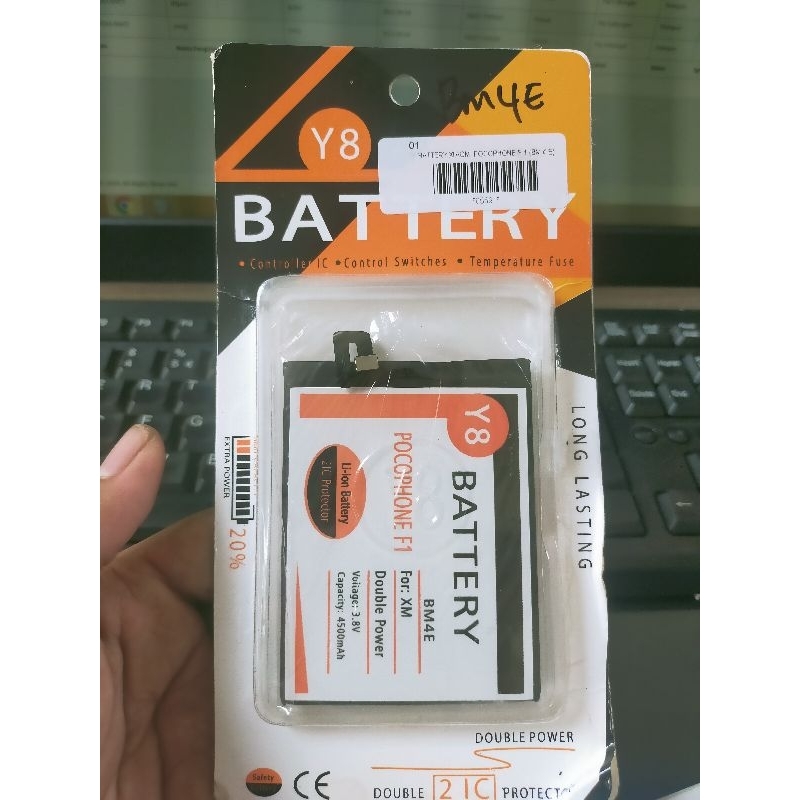 Baterai Poco F1 BM4E - Battery Pocophone F1 Double power