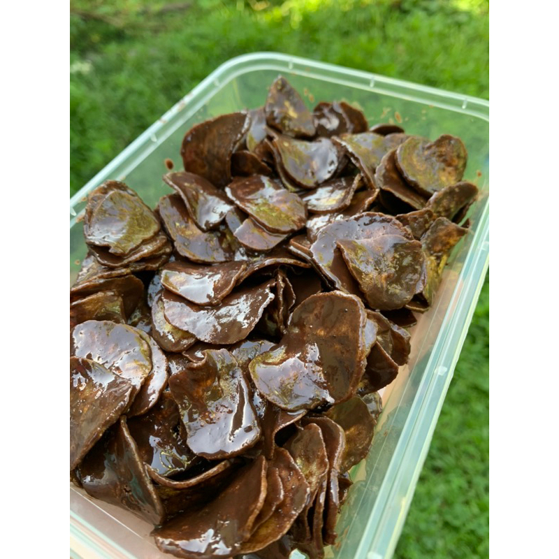 

keripik pisang coklat lumer