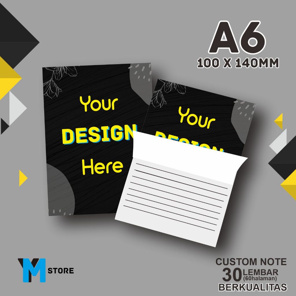 

[PROMO!!!] BLOCKNOTE / NOTES A6 LEM CUSTOM - SEMINAR - SOUVENIR - CATATAN - Blocknote Murah