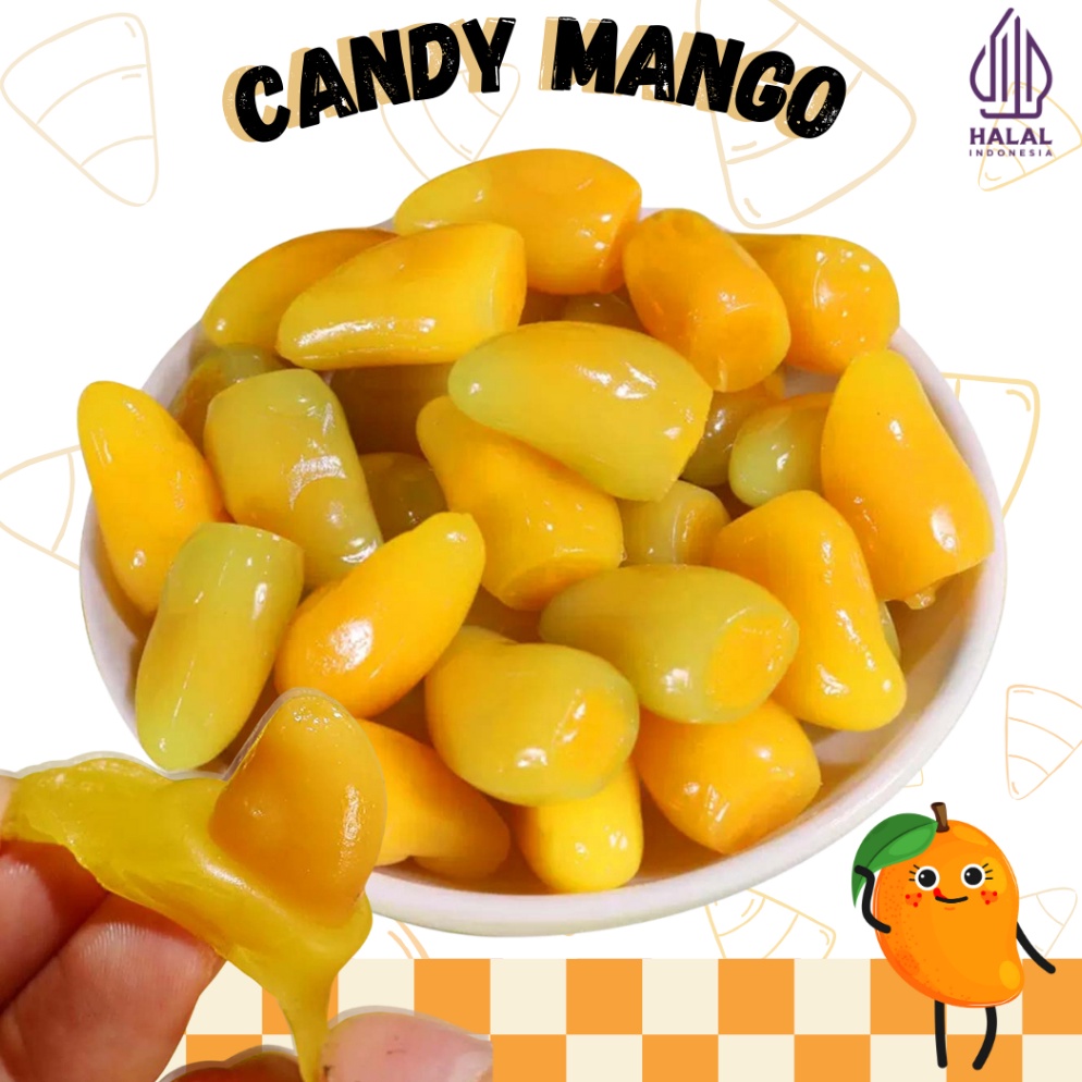 

11 FLASH SALE HALAL SNACK CANDY Permen Buah Mix Mango Strawberry Orange Candy Gummies 1 Pack Permen Jelly Mangga Stroberi Jeruk Permen Lunak Rasa Buah Gummy Candy Cemilan Manis