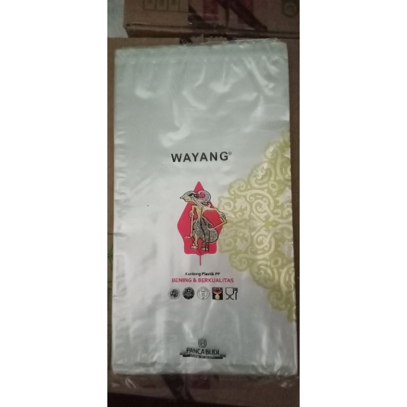 Kantong Plastik PP Cap Wayang Ukuran 15x27
