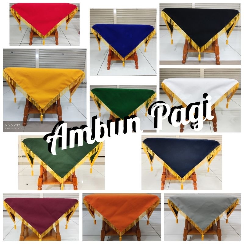 

best seller custom warna alas baki paskibra alas baki upacara bendera polos