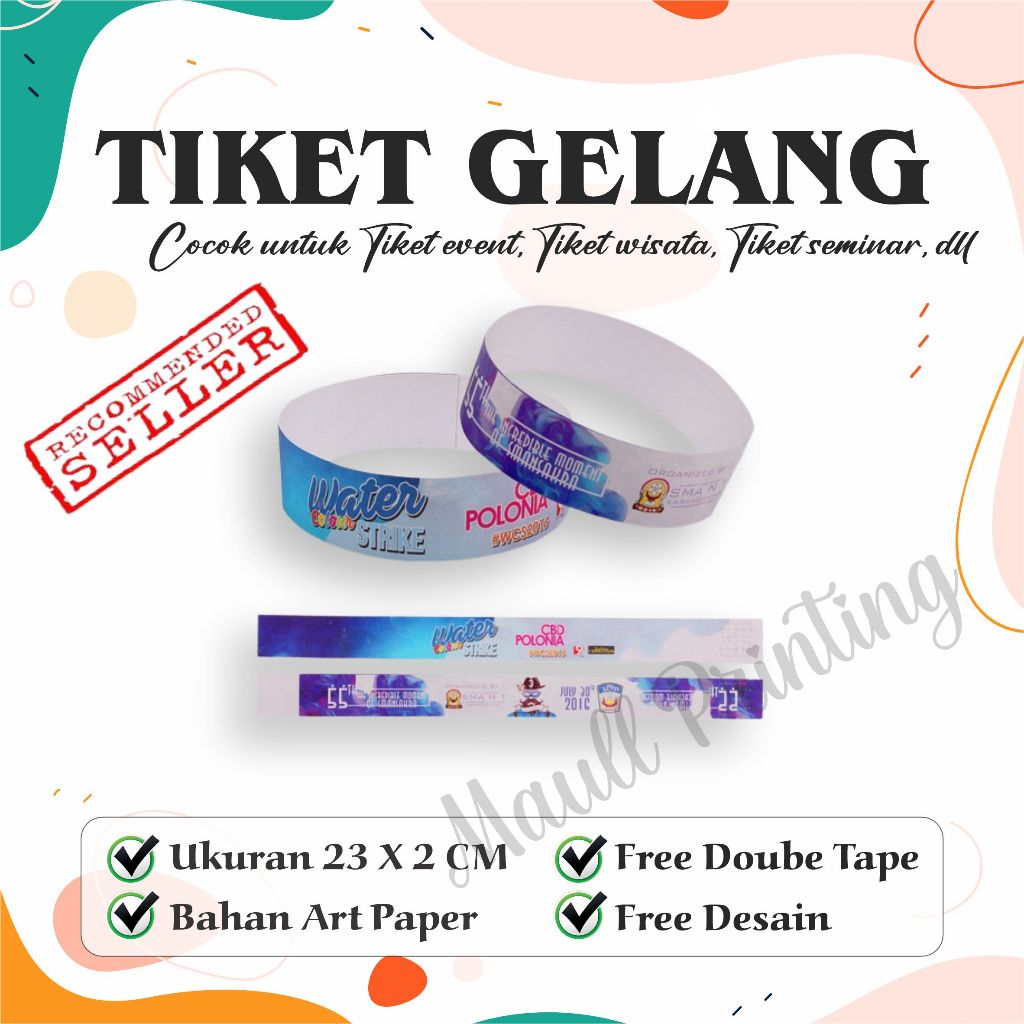 Tiket Gelang, Tiket Konser, Tiket Wisata