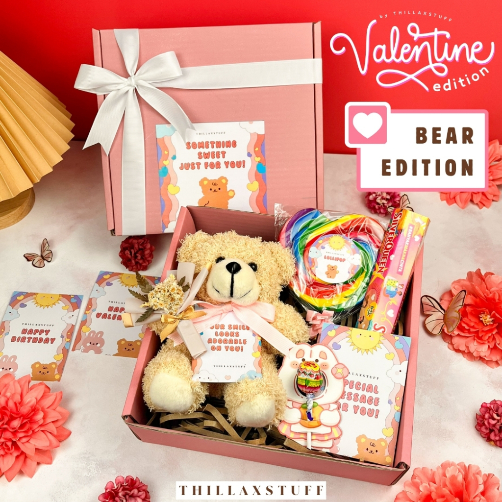 

[BEAR] HAMPERS VALENTINE 2024 | COKELAT BUNGA KADO GIFT BOX PARSEL BINGKISAN HADIAH SOUVENIR HAMPER BIRTHDAY GRADUATION WISUDA ULANG TAHUN