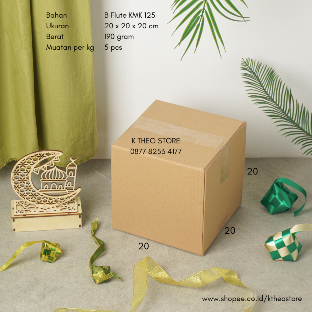 

Dus 20x20x20 cm/Kotak Karton Kardus Packaging Packing Barang