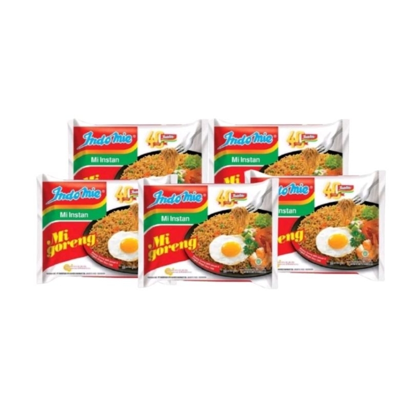 

Indomie goreng 5 x 85gr
