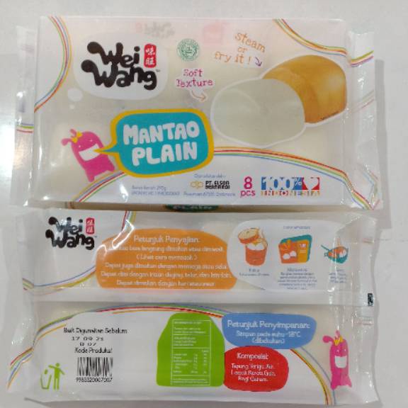 

Free Ongkir WEIWANG mantao plain 8s 29gr soft texture mantau