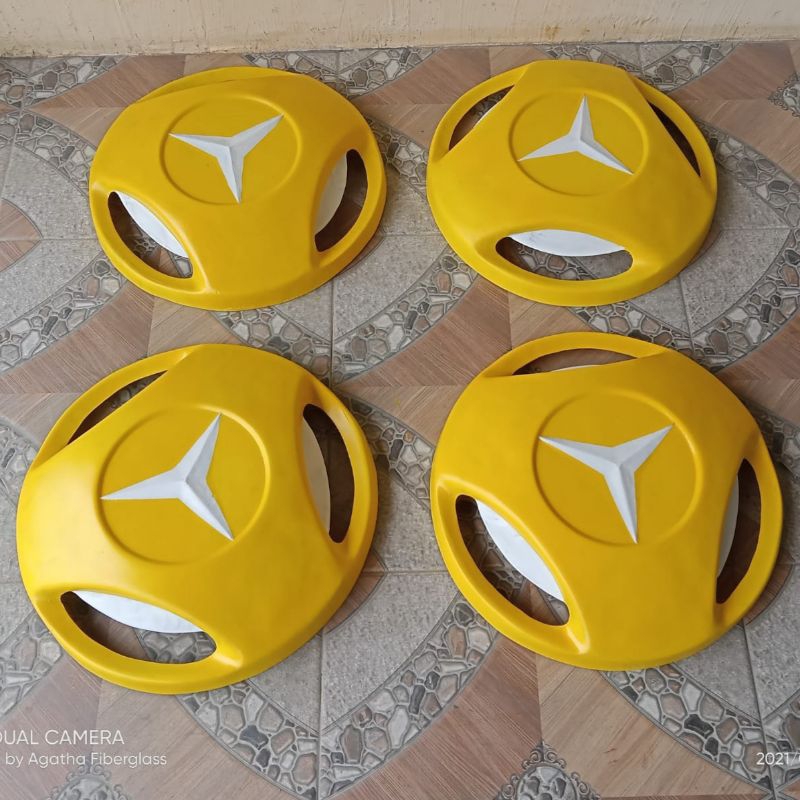 Weldop Wildop Truk Ring 16 Model Mercy Bahan Fiber Dop R16 Truk Canter, Isuzu Elf, Dutro, Dyna, Raga