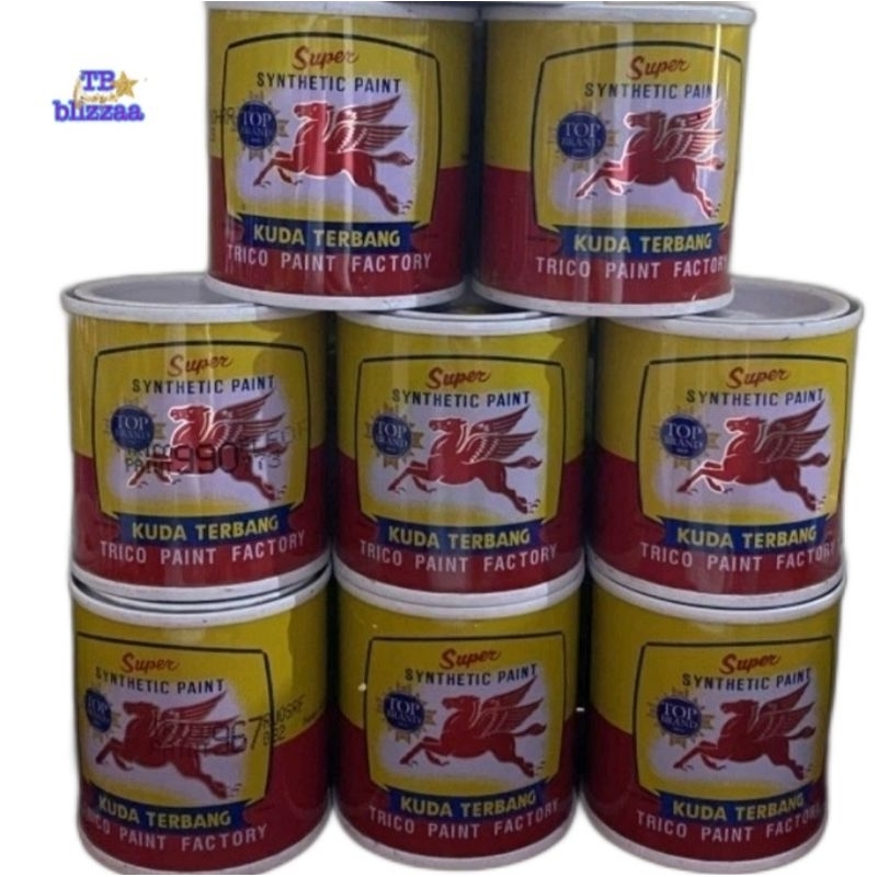 Cat Kuda Terbang Kecil 0.1LTR Aneka Warna Cat Kayu Besi Kuda Terbang Kecil 0.1 LTR