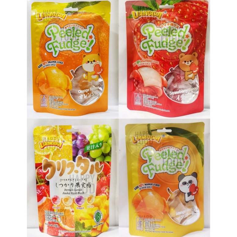 

77 BRANDS FESTIVAL PERMEN LUNAK PEELED FUDGE RASA FRUTTY 18g LIANGGUI GUMMY JELLY MANGGA STRAWBERRY JERUK