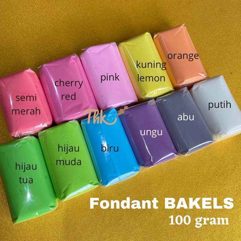 

77 SALE Fondant Warna Bakels Siap Pakai 1 gram