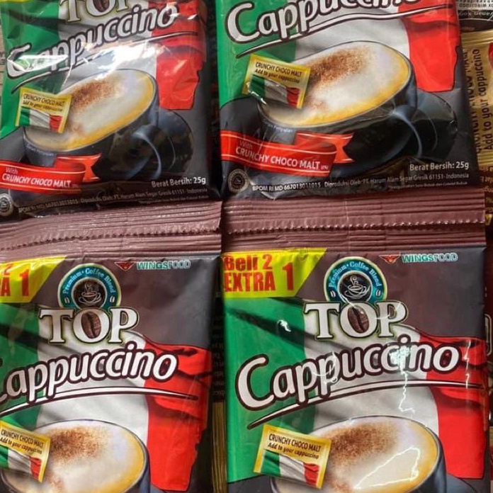 

88 TOP COFFEE CAPUCCINO 1 RENCENG ISI 15 SACHET