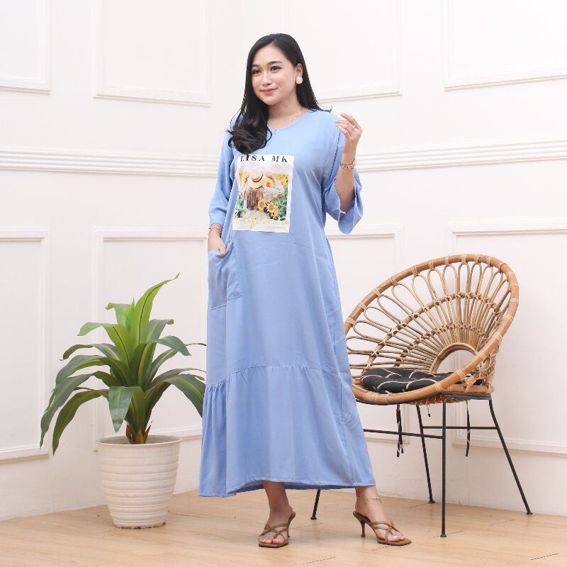 Midi Dress Emblem Jumbo Ld 120