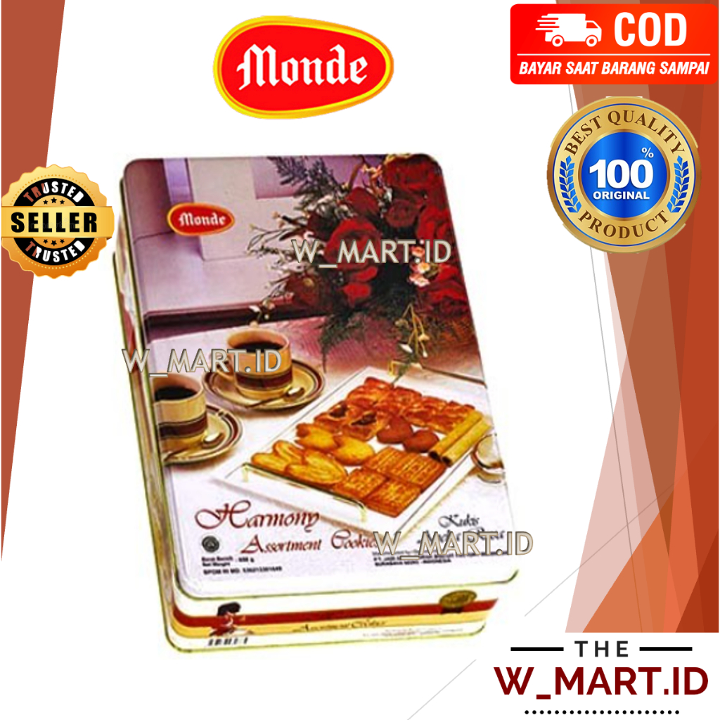 

MONDE HARMONY ASSORTMENT COOKIES KUE KERING HAMPERS LEBARAN KALENG