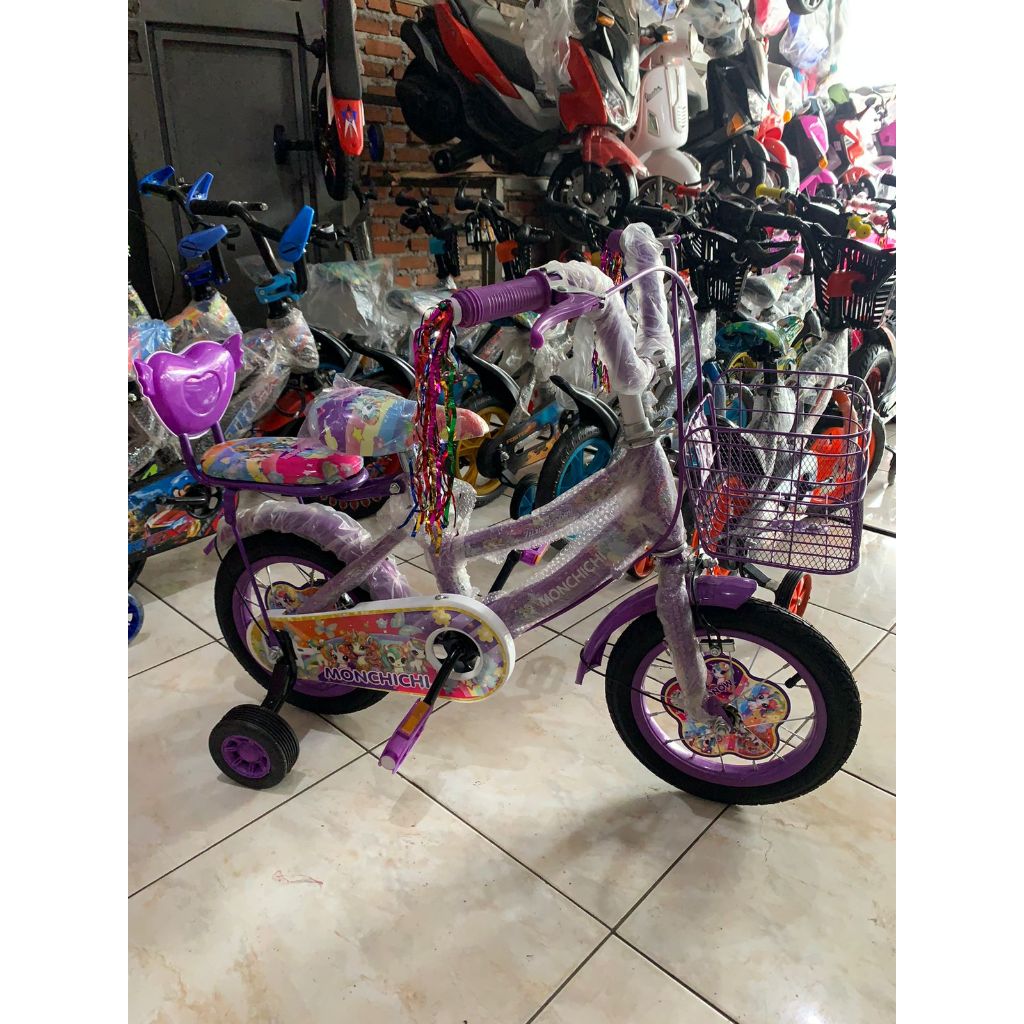 SEPEDA ANAK PEREMPUAN 12 MINI MONCHICHI