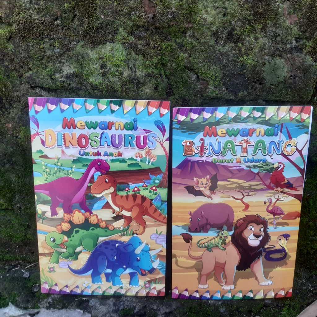 BUKU MEWARNAI BUAH BUAHAN / BUKU MEWARNAI TRANSPORTASI / BUKU MEWARNAI HEWAN / BUKU MEWARNAI ANAK AN