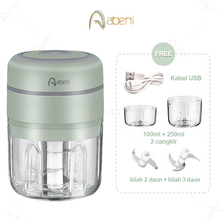 GROSIR Abeni blender mini USB Multifungsi Blender Bumbu Dapur Praktis blender portable Food Chopper 