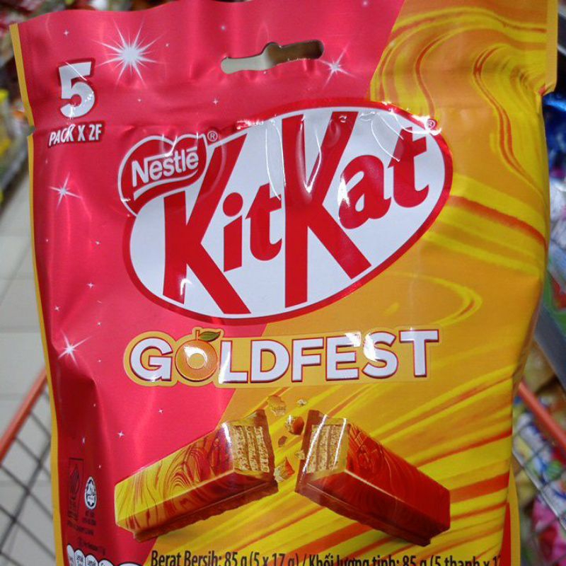 

KITKAT GOLDFEST SHARE BAG (5x17GR)