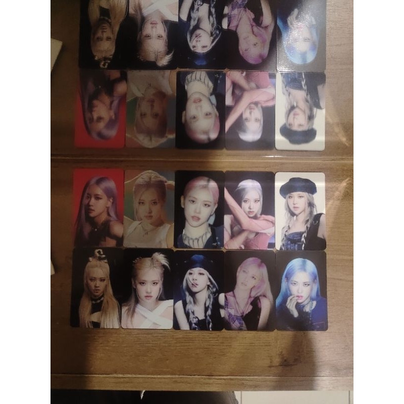 photocard ROSE blackpink bornpink original pop up exhibition jakarta