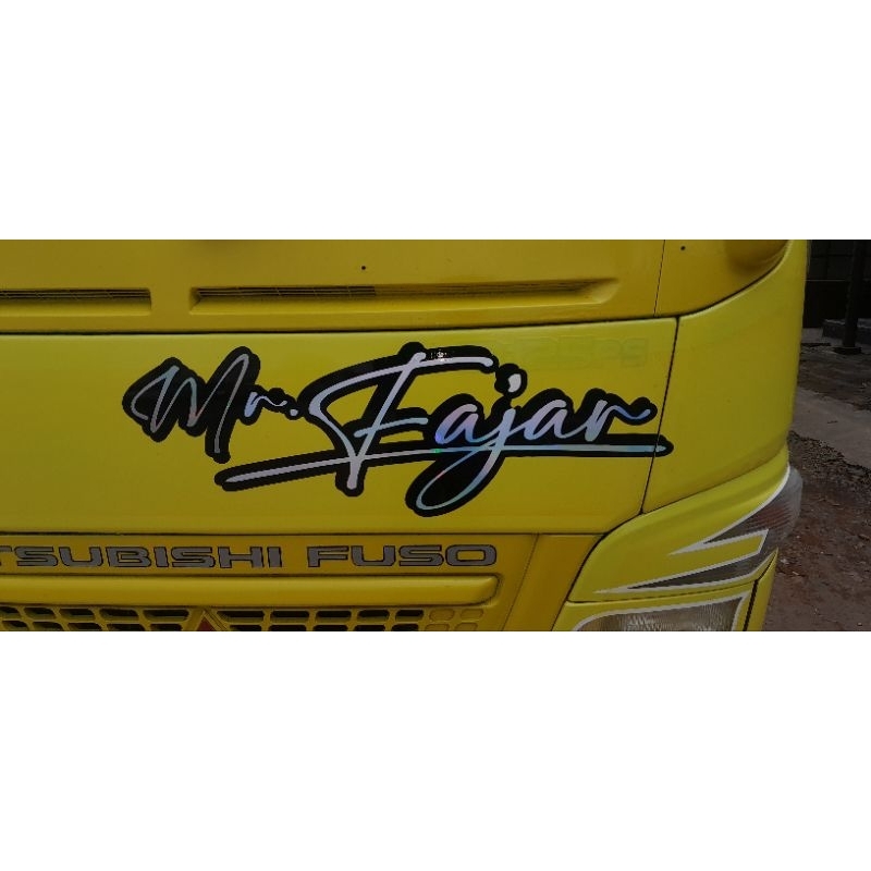 

sticker hologram mr.fajar